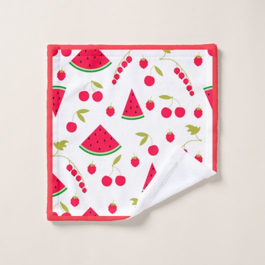 スイカ バスタオルセット (ウォッシュタオル)