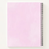 スイカ&パイナップル付きピンクフラミンゴ ノートブック (裏面)