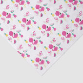 スイカ&パイナップル付きピンクフラミンゴ 薄葉紙 (詳細)