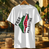スイカ パレスチナ フリーパレスチナ Tシャツ