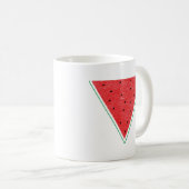 スイカ・パレスティナفلسطين コーヒーマグカップ (正面右)
