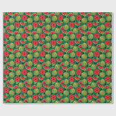 🍉スイカ 🍉ピクルボール ラッピングペーパー (フラット)