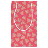 スイカ・ピンク スモールペーパーバッグ (正面)