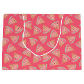 スイカ・ピンク ラージペーパーバッグ (正面)