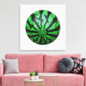 スイカ・フットボール/サッカーボール キャンバスプリント (インサイチュ (リビング))