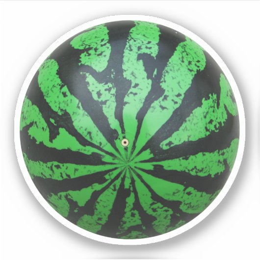 スイカ・フットボール/サッカーボール シール (正面)