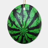 スイカ・フットボール/サッカーボール セラミックオーナメント (左)