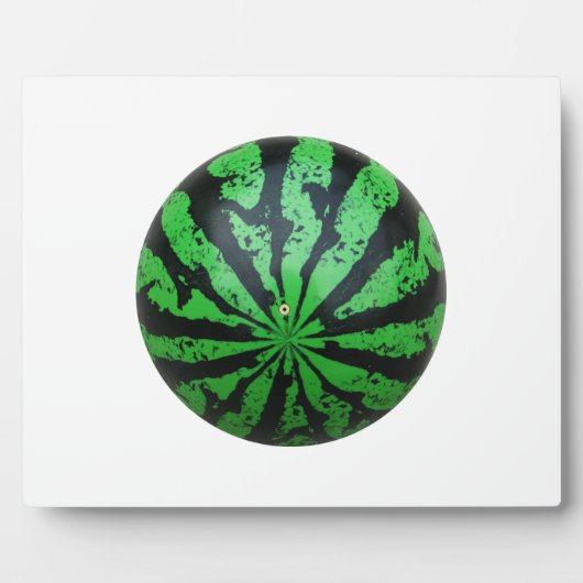 スイカ・フットボール/サッカーボール フォトプラーク (正面)