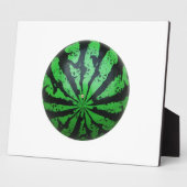 スイカ・フットボール/サッカーボール フォトプラーク (側面)