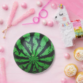 スイカ・フットボール/サッカーボール ペーパープレート (パーティー)