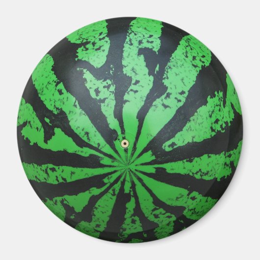 スイカ・フットボール/サッカーボール マグネット (正面)