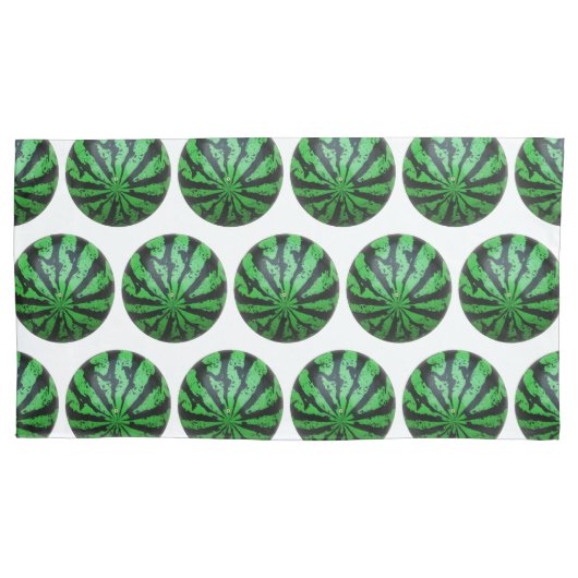 スイカ・フットボール/サッカーボール 枕カバー (正面左)