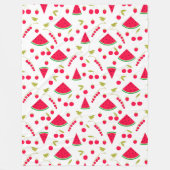 スイカ フリースブランケット (正面)