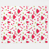 スイカ フリースブランケット (正面(横))