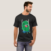 スイカ フルーツ 笑える 夏 可愛い Tシャツ (正面フル)