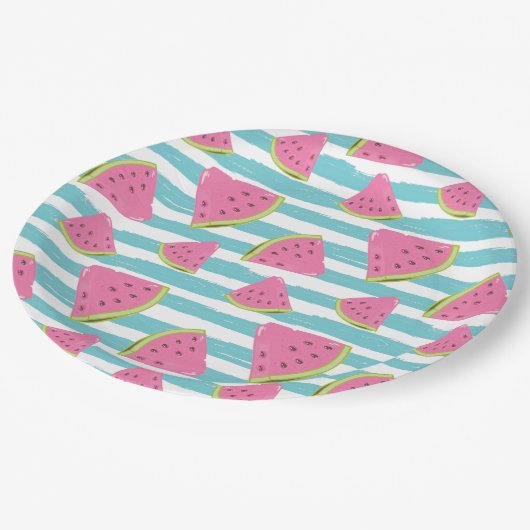 スイカ ペーパープレート (アングル)
