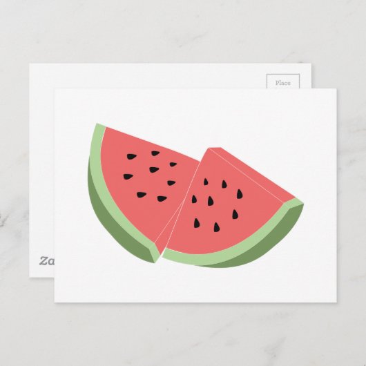 スイカ ポストカード (正面/裏面)