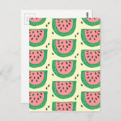 スイカ ポストカード (正面/裏面)