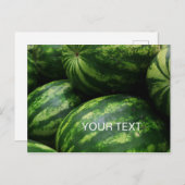 スイカ ポストカード (正面/裏面)