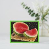 スイカ ポストカード (スタンド正面)