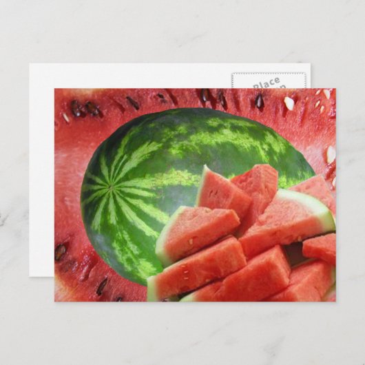 スイカ ポストカード (正面/裏面)
