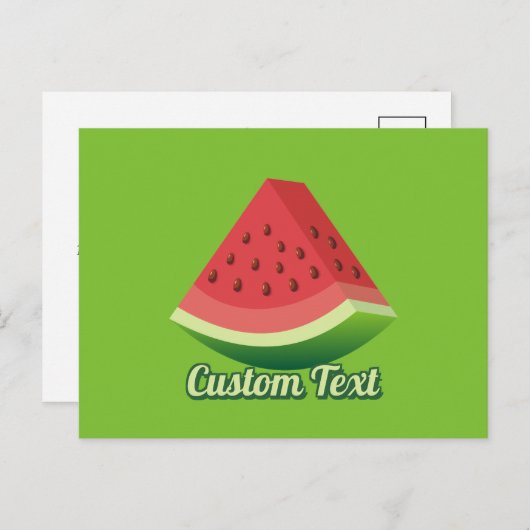 スイカ ポストカード (正面/裏面)