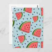 スイカ ポストカード (正面/裏面)