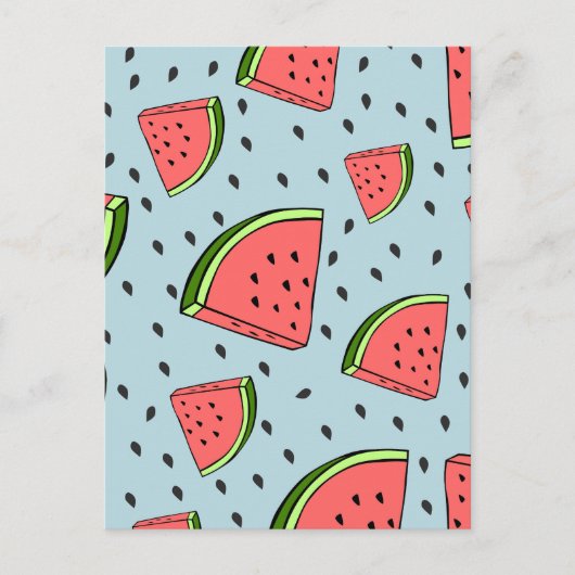 スイカ ポストカード (正面)