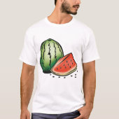 スイカ メンズTシャツ Tシャツ (正面)