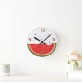 スイカ ラウンド壁時計 (ホーム)