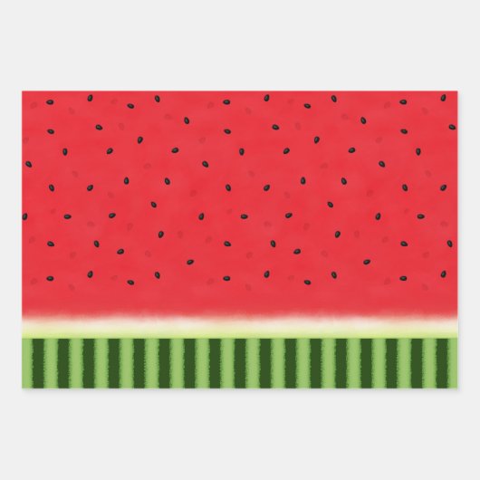 スイカ ラッピングペーパーシート (正面)