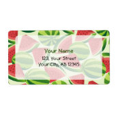 スイカ ラベル (正面)