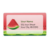 スイカ ラベル (正面)