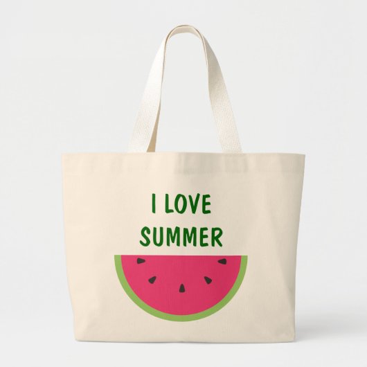 スイカ ラージトートバッグ (正面)