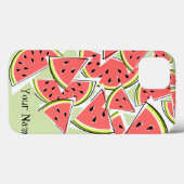 スイカ「名前」グリーンiPad Miniケース Case-Mate iPhoneケース (裏面 (横))