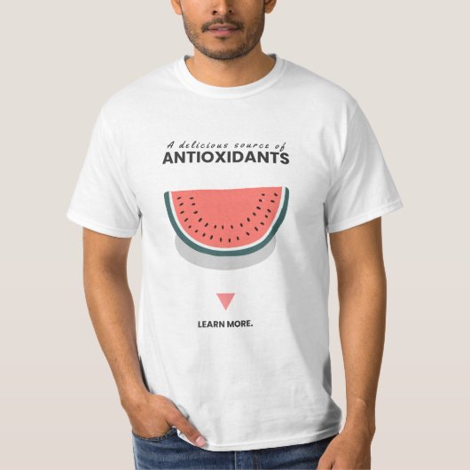 スイカ 抗酸化 パレスチナ解放 Tシャツ (正面)