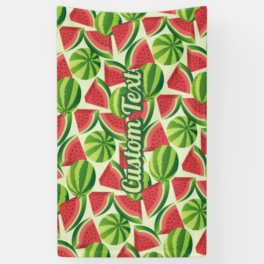 スイカ 横断幕 (縦)