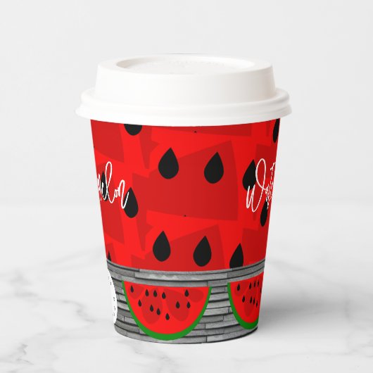 スイカ 紙コップ (左)