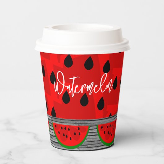スイカ 紙コップ (裏面)
