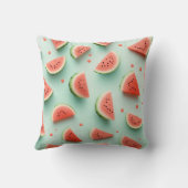スイカ（緑） クッション (裏面)