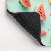 スイカ（緑） マウスパッド (コーナー)