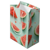 スイカ（緑） ミディアムペーパーバッグ (正面アングル)