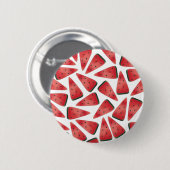 スイカ 缶バッジ (正面&裏面)