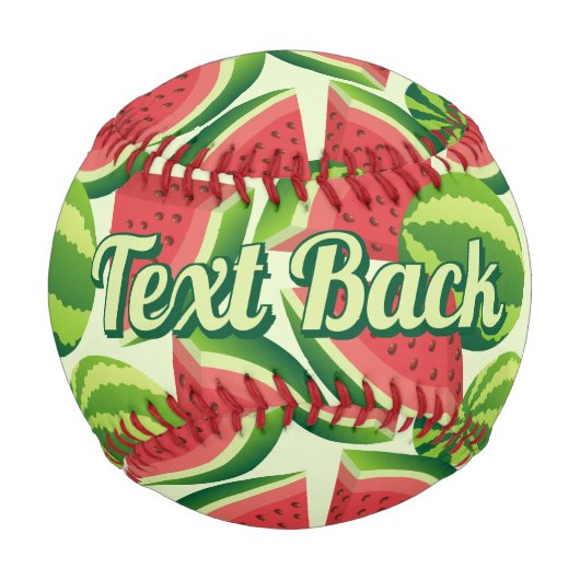 スイカ 野球ボール (裏面)