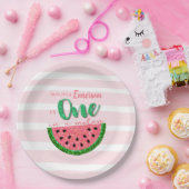 スイカ、1つのメロン招待状紙プレート ペーパープレート (パーティー)