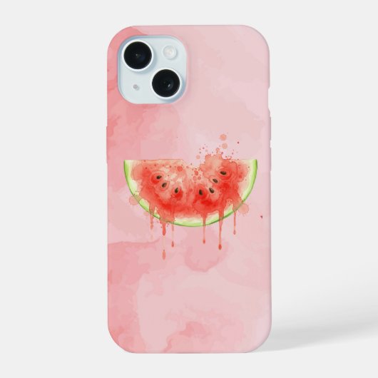 スイカ iPhone 15ケース (裏面)