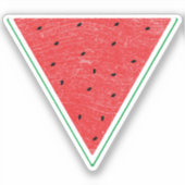 スイカ Palestine パレスチナ シール (正面)