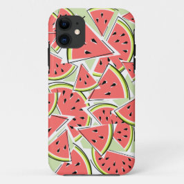 スイカiPhoneケース緑 iPhone 11 ケース