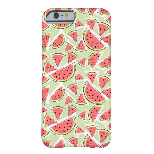 スイカiPhone数々のケース緑 Case-Mate iPhoneケース (裏面)