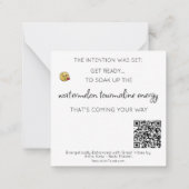 *~*スイカTOURMALINE AP64フラットノートカード ノートカード (裏面)